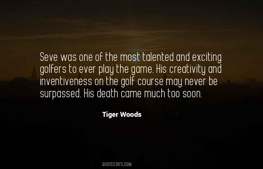 Quotes About Golf And Death #1330537