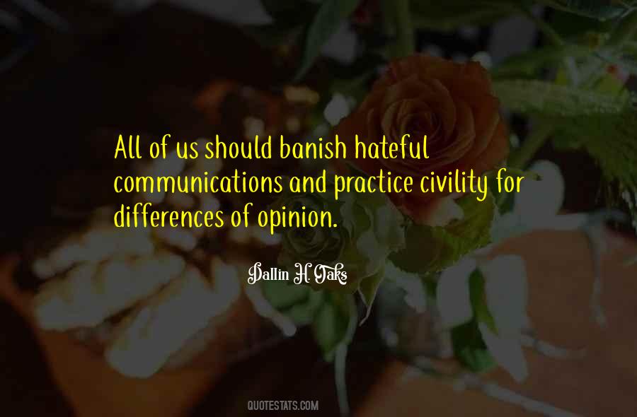 Quotes About Differences Of Opinion #882363