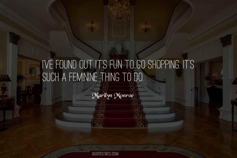 Shopping's Quotes #554536