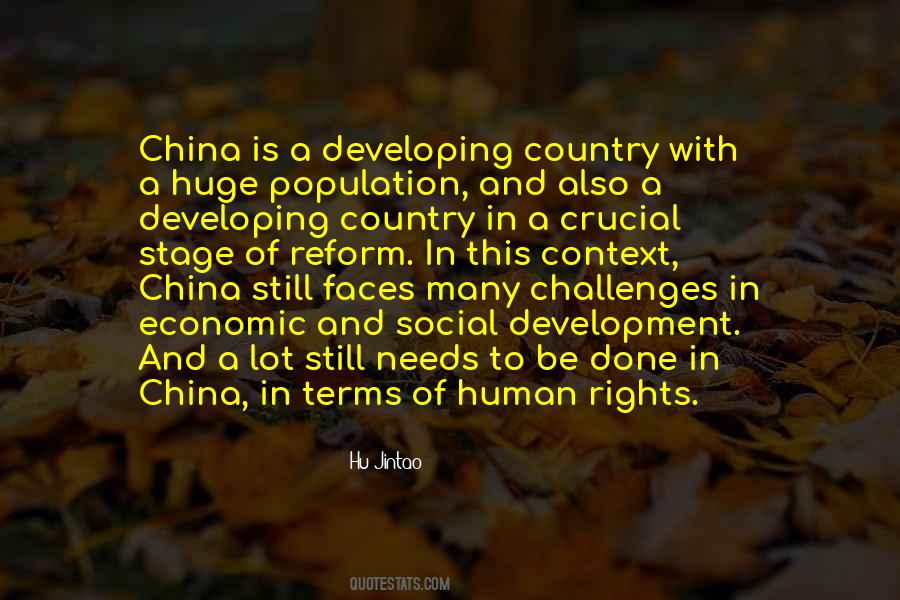 Quotes About China's Population #101110