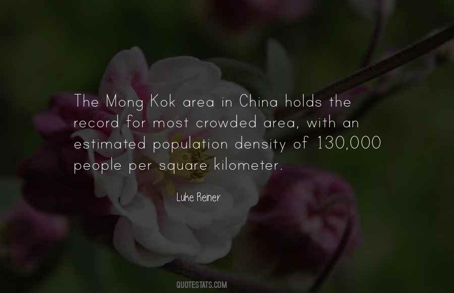 Quotes About China's Population #267181