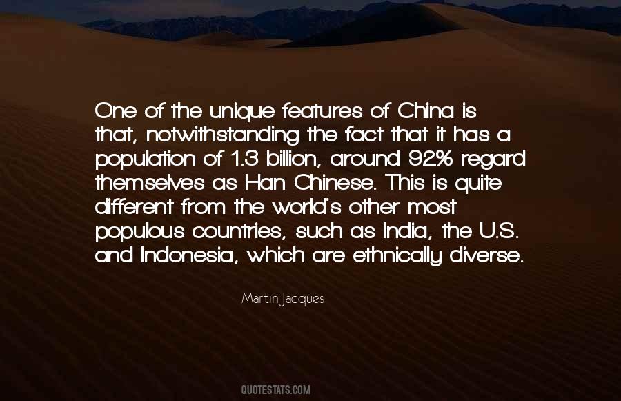 Quotes About China's Population #375521