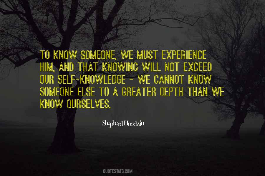 Quotes About Knowing Ourselves #1145191