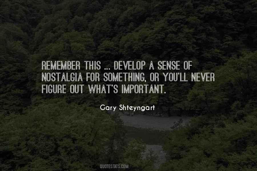 Shteyngart's Quotes #325358