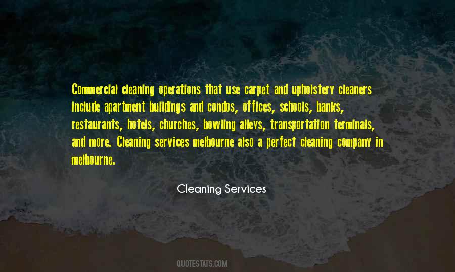 Quotes About Cleaners #180807