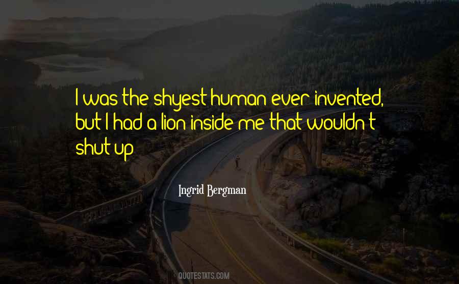 Shyest Quotes #37679
