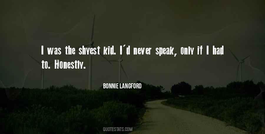 Shyest Quotes #955840