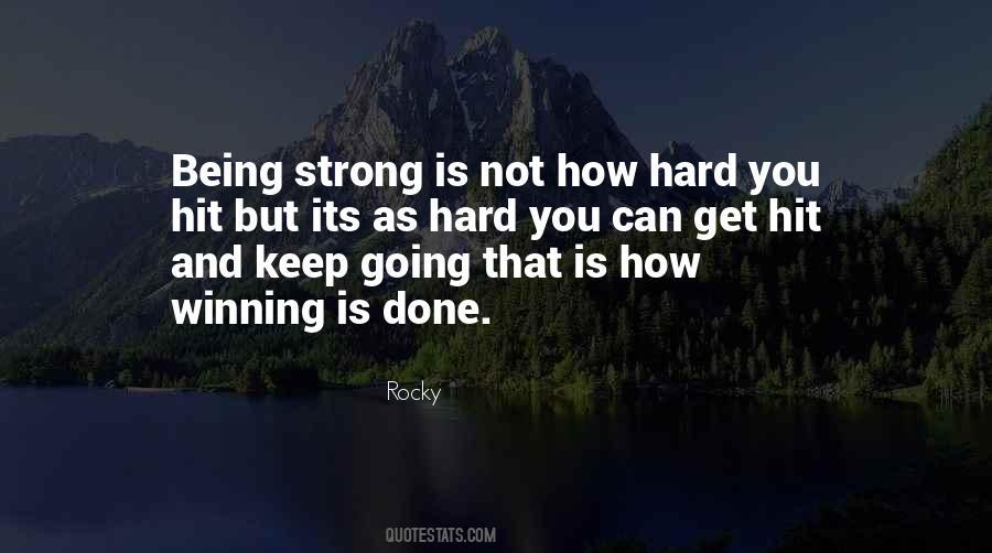 Quotes About Being Strong #88138