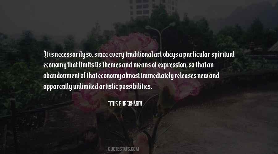 Quotes About Traditional Economy #457506