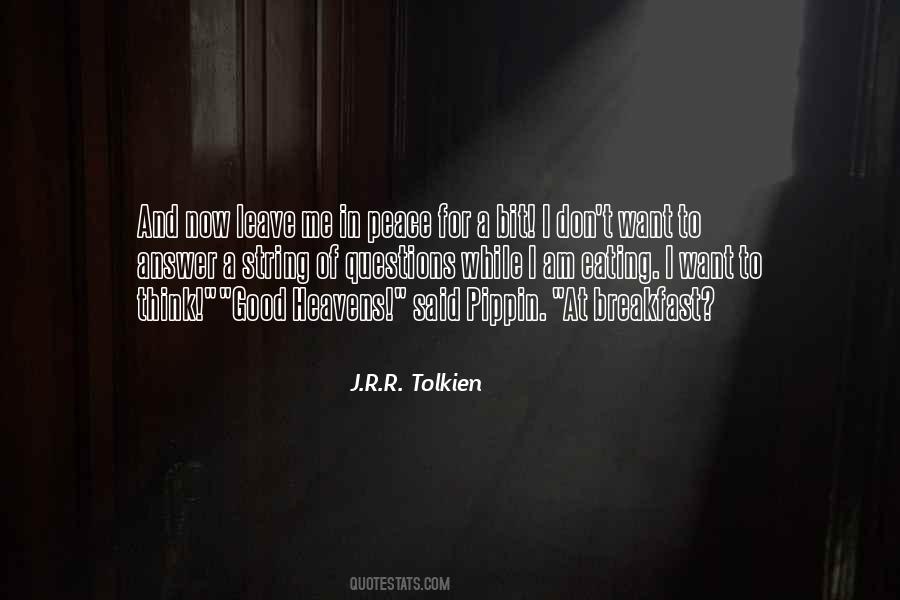 Quotes About Hobbits #678961