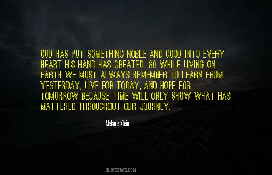 Quotes About Hope For Tomorrow #1682605