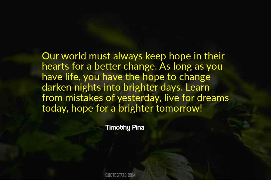 Quotes About Hope For Tomorrow #1738361