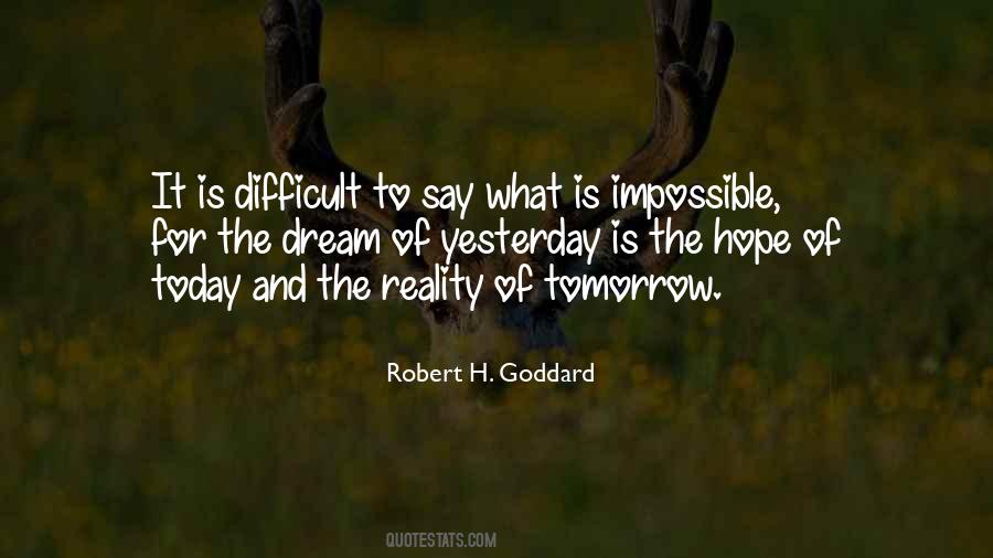 Quotes About Hope For Tomorrow #695166
