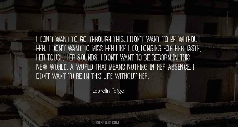 Quotes About Without Her #1170070