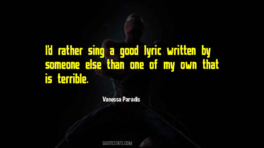 Sing'd Quotes #749451