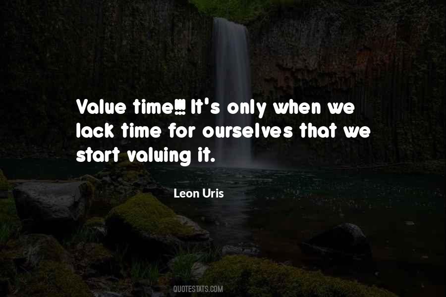 Quotes About Valuing Your Time #274940