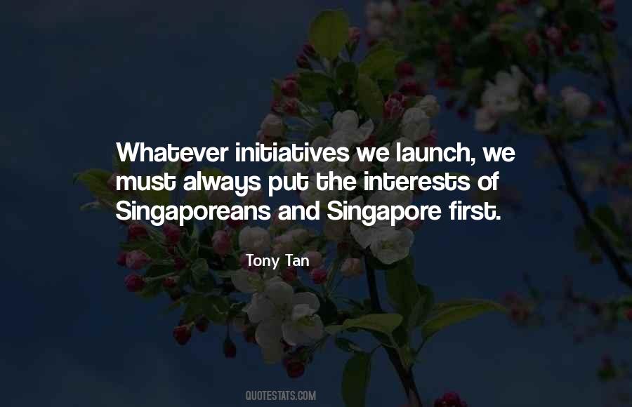 Singapore's Quotes #1315265