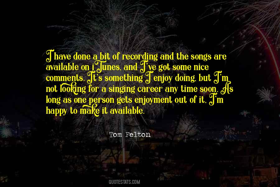 Singing's Quotes #29696