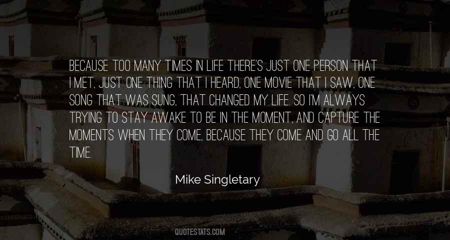 Singletary Quotes #791641