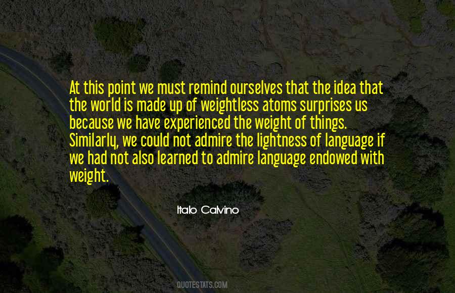 Quotes About Weight Of The World #1262418