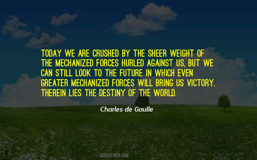 Quotes About Weight Of The World #50438