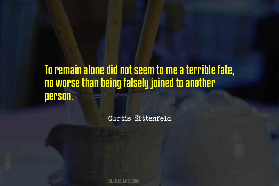 Sittenfeld Quotes #328149