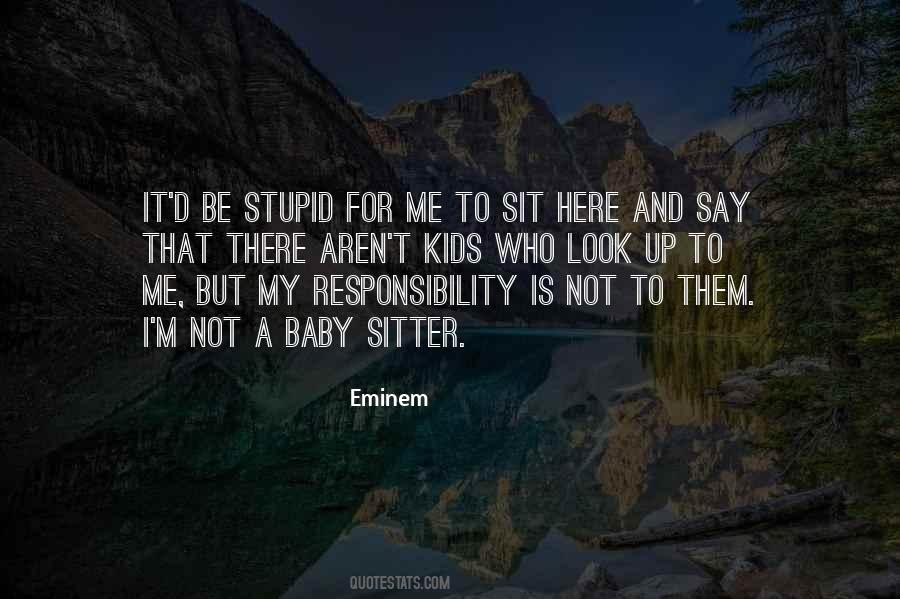 Sitter's Quotes #169069