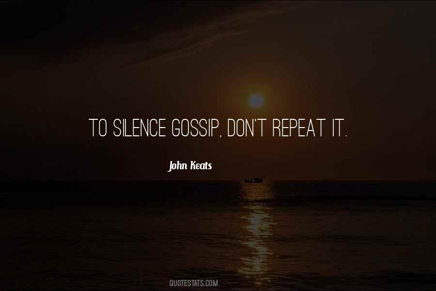 Quotes About Gossip #997904