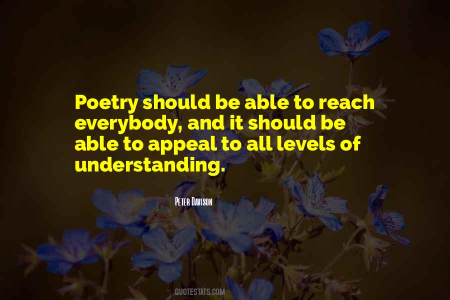 Quotes About Understanding Poetry #1306218