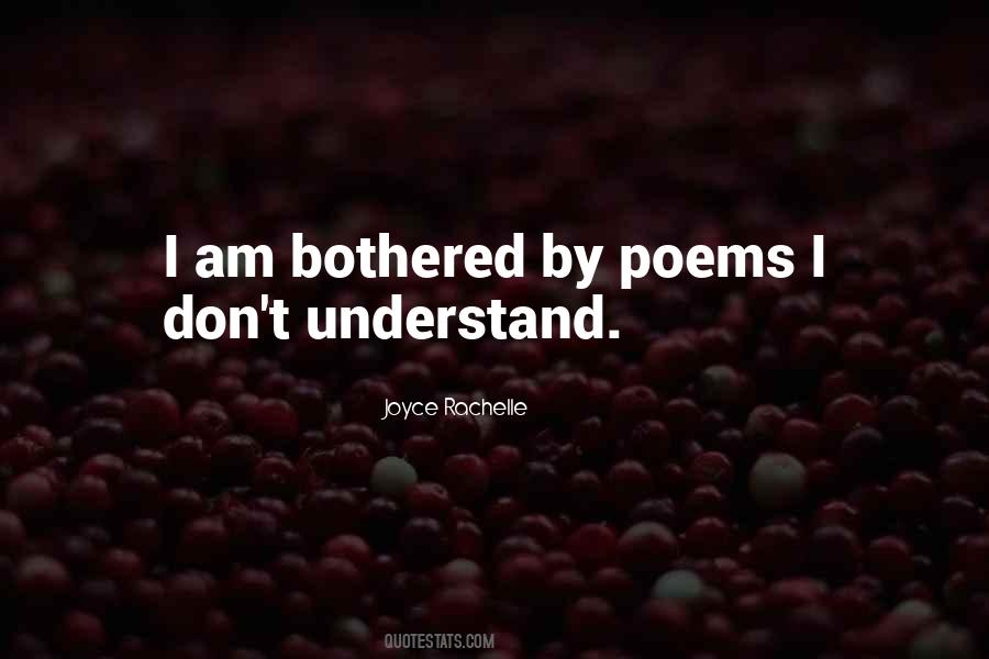 Quotes About Understanding Poetry #143257