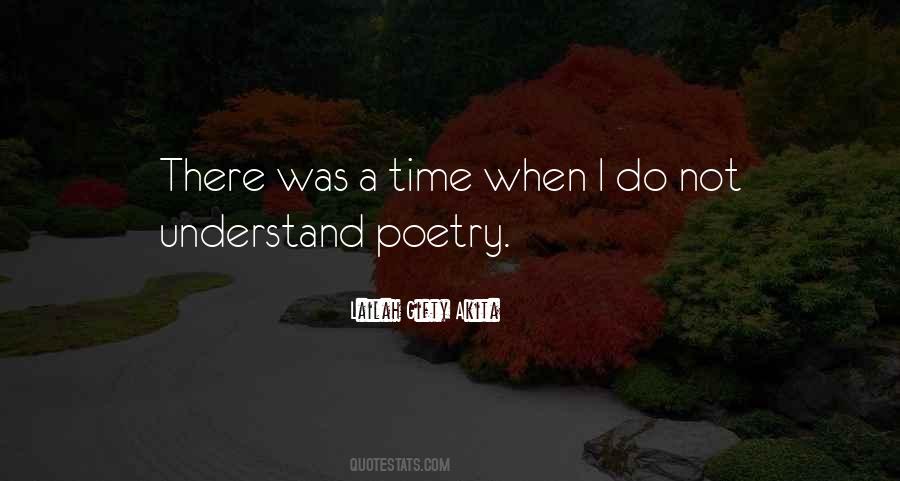 Quotes About Understanding Poetry #1492149