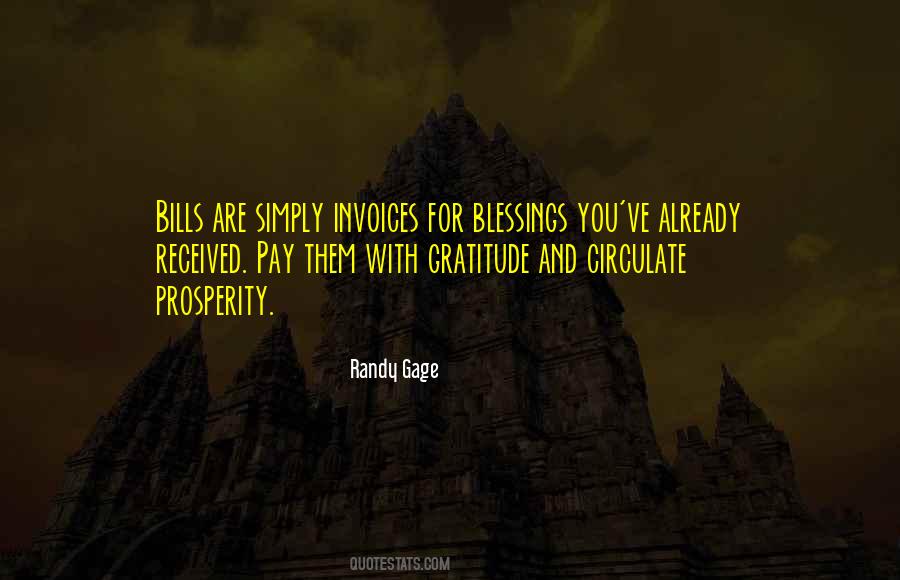 Quotes About Blessings Received #1581255
