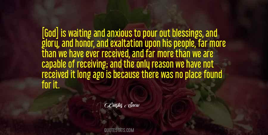 Quotes About Blessings Received #250901