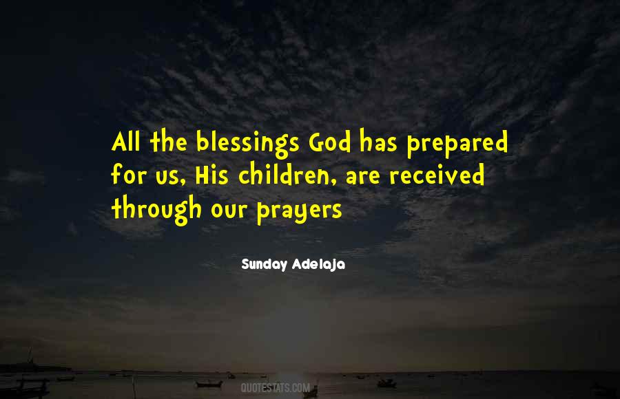 Quotes About Blessings Received #372725