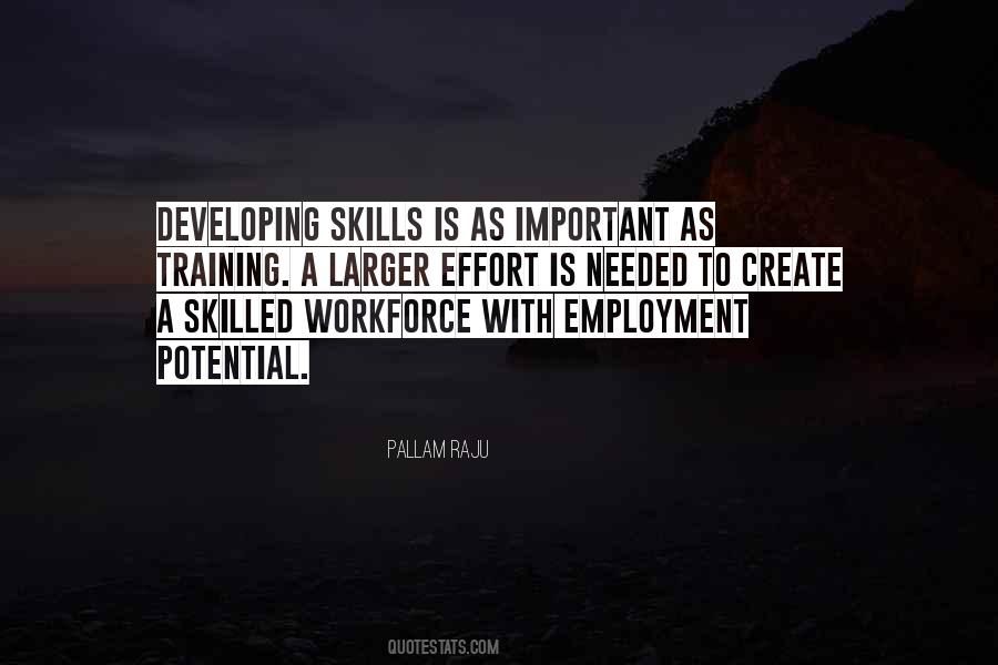 Quotes About Skills Training #1331950