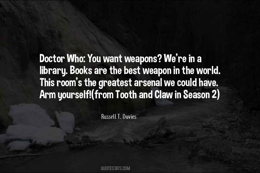 Quotes About Books Doctor Who #118970