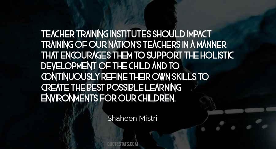 Quotes About Skills Development #1593915