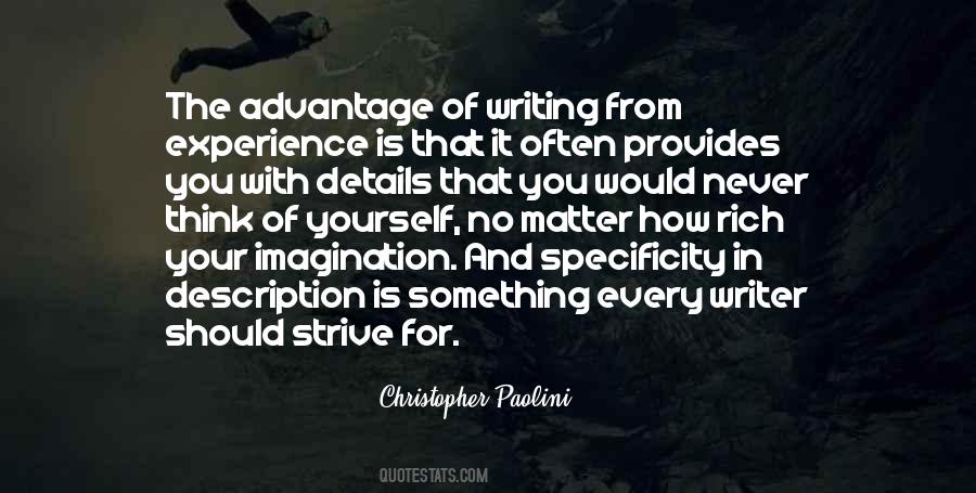 Quotes About Writing And Imagination #1023285
