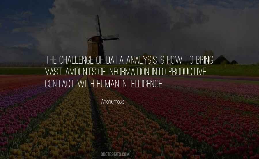 Quotes About Data Analysis #113527