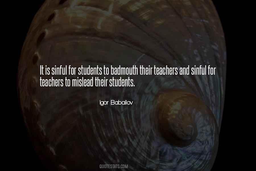 Quotes About Teachers And Students #901966