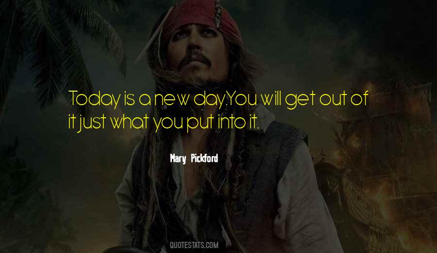 Quotes About A New Day #1105372