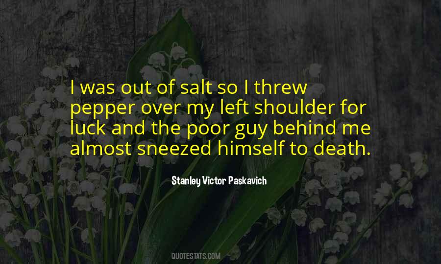 Sneezed Quotes #1360950