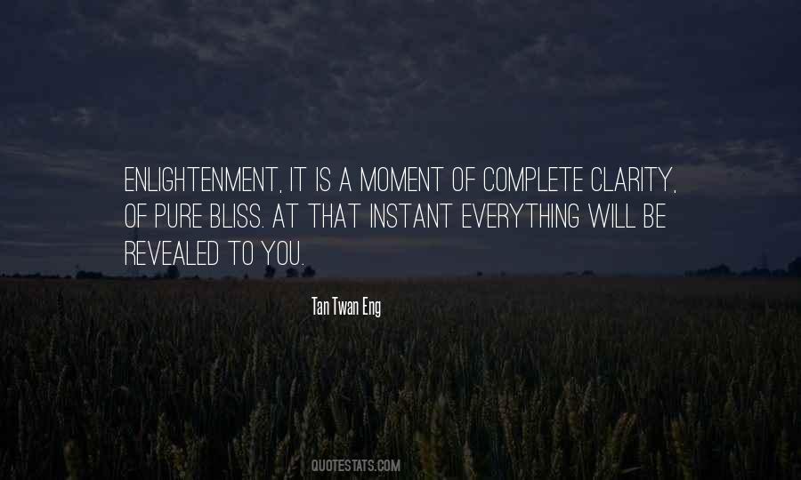 Quotes About Moment Of Clarity #1167808