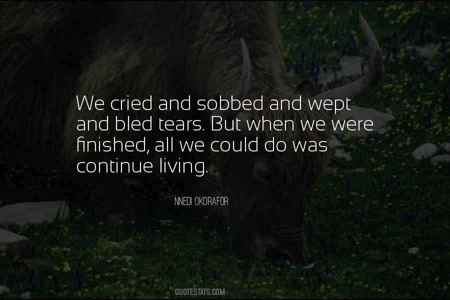 Sobbed Quotes #1662819