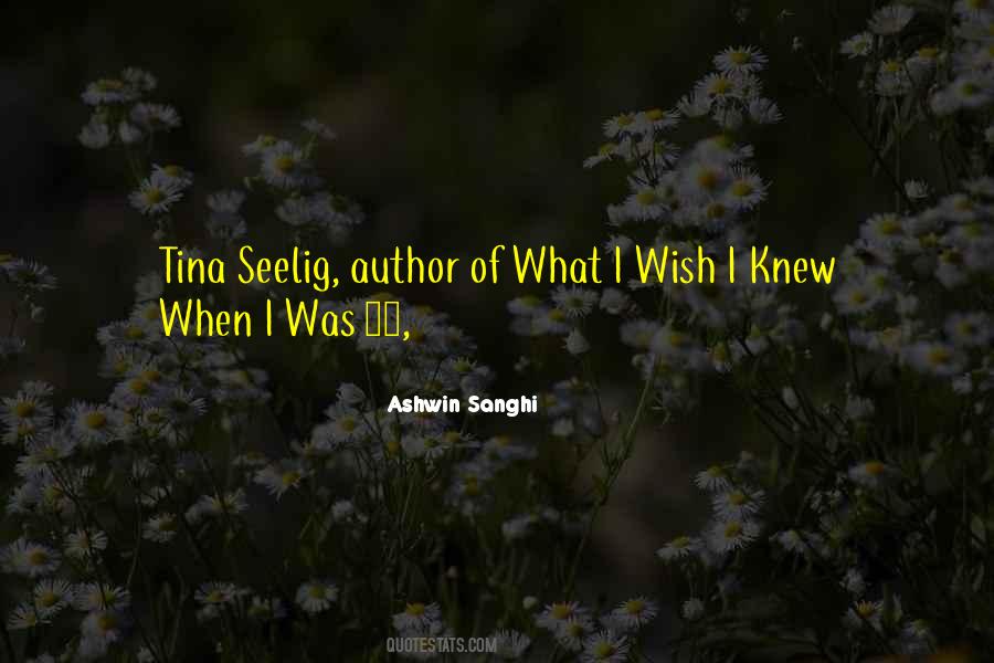 Quotes About I Wish I Knew #1349598