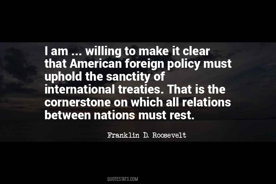 Quotes About Treaties #1303034