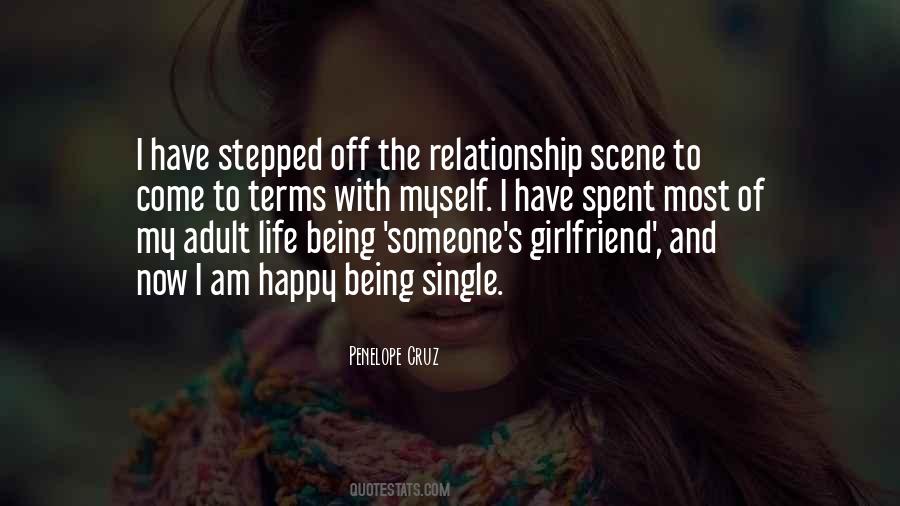 Quotes About Being Single Happy #606178