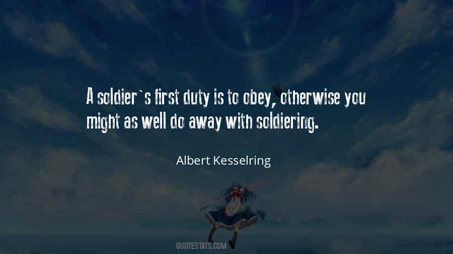 Soldiering Quotes #373598