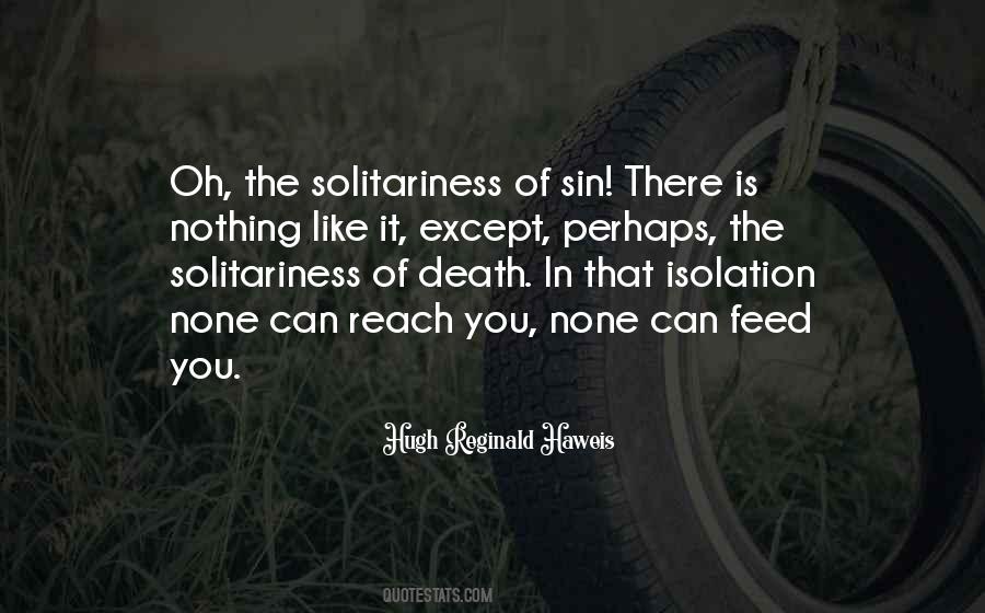 Solitariness Quotes #1098412