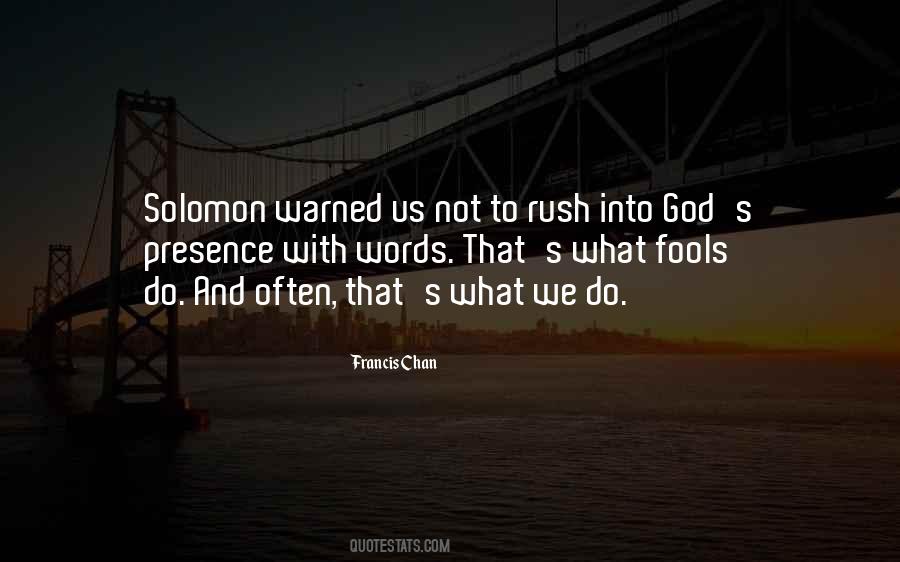 Solomon's Quotes #1630034